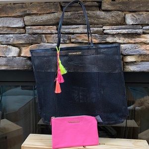 Victoria’s Secret beach bag & makeup bag